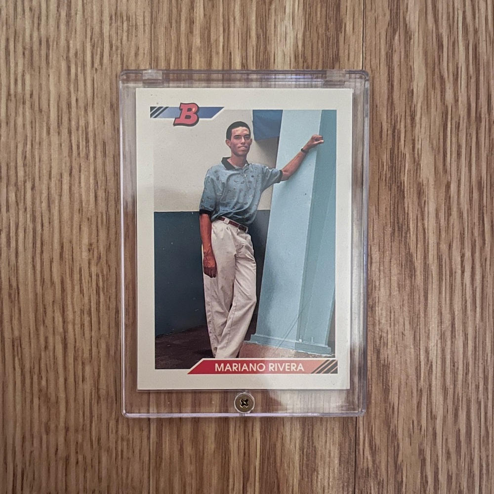 Mariano Rivera 1992 Bowman #302 Rookie Card Yankees (MISC10)